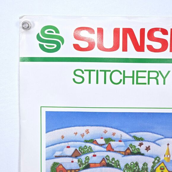 Vintage Sunset Stitchery “Quilted Christmas Morn” Kit 2101 Holiday‎ Scene 8×10 – - Picture 9 of 13